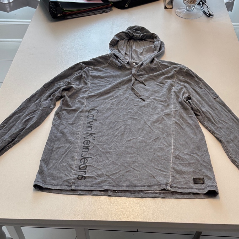 Calvin Klein Jeans Gray Hoodie